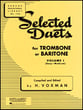 SELECTED DUETS #1 TROMBONE cover